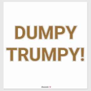 MOLLETRIGE TRUMPY Hankamer Artjunkhaus Comic Splas Sticker