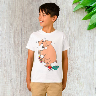 Mollige Big Snackliefhebber T-shirt