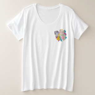 mollige bofkont grote maat t-shirt