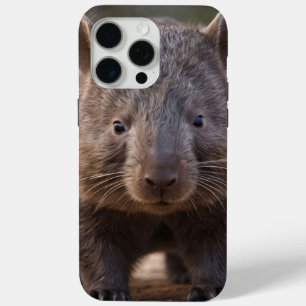 "Mollige Charme: De Schattige Australische Wombat" iPhone 15 Pro Max Hoesje