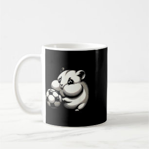 Mollige Hamster Met Voetbal Ll Cartoon Kawaii Koffiemok