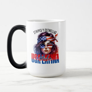 Mollige Latina Vier juli Onafhankelijkheidsdag Ko Magische Mok