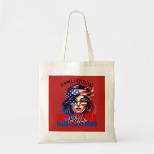 Mollige Latina Vier juli Onafhankelijkheidsdag Ko Tote Bag