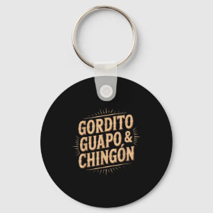 Mollige mooie chingon sleutelhanger