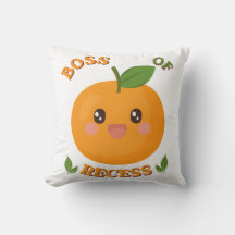 Mollige Oranje "Baas van de speelpause" Kinderen W