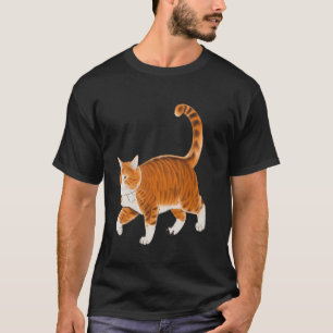 Mollige Rode Kattenliefhebber Japanse Kunst Cute K T-shirt