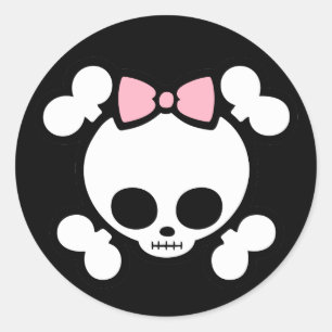 Molly Bow Ronde Sticker