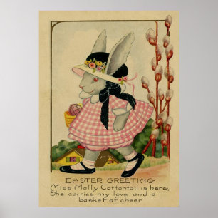 Molly Cottontail-Pasen Poster