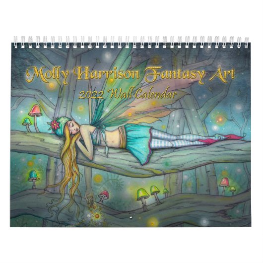 Molly Harrison 2022 Calendrier Imaginaire Art (Protection)