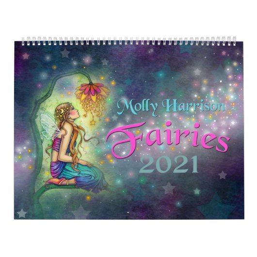 Molly Harrison Fairies 2021 Muurkalender Kalender (Hoes)
