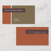 Molly Kristine Carte de visite (Devant / Derrière)