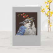 Molly la carte de geai bleu naissante (Fleur jaune)