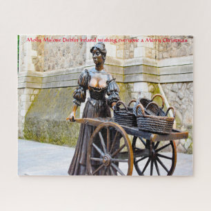 Molly Malone Dublin Ierland. Jigzaag Puzzle Legpuzzel