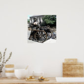Molly Malone en Wheelbarrow Ierland Poster (Keuken)