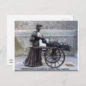 Molly Malone sculpture, Dublin city, Ierland Briefkaart (Voorkant / Achterkant)