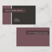 Molly Marie Carte de visite (Devant / Derrière)
