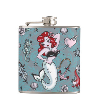 Molly Mermaid Flask Heupfles