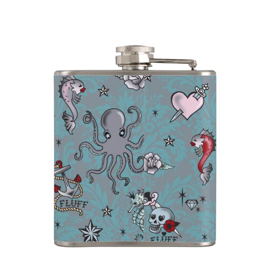 Molly Mermaid Flask Heupfles (Achterkant)