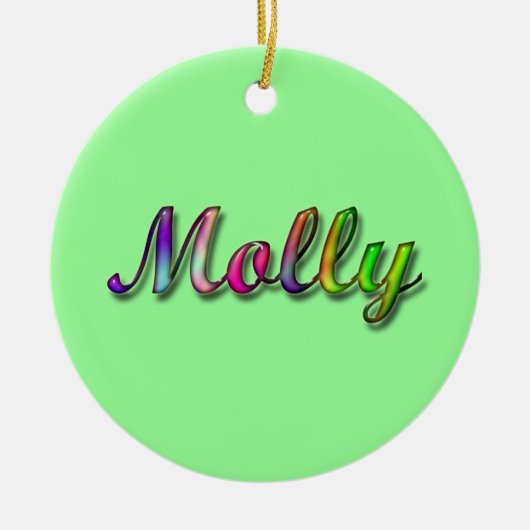 Molly_Name Ornament (Voorkant)