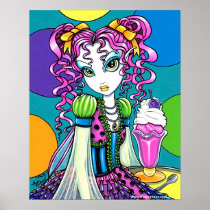 "Molly" Rainbow Ice Cream Fairy-Posters Poster