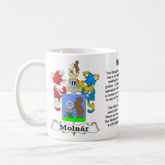 Molnar Family Crest Mok (Links)