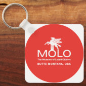 Molo witte paard sleutelhanger (Voorkant)