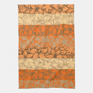 Moloaa Bay Hawaiian Hibiscus Gestreepte Handdoeken