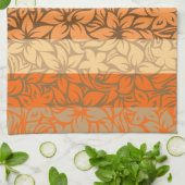 Moloaa Bay Hawaiian Hibiscus Serviettes rayées (Plié)