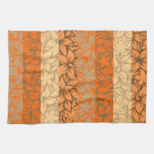 Moloaa Bay Hawaiian Hibiscus Serviettes rayées (Horizontal)