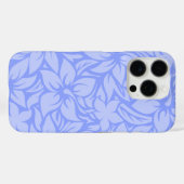 Moloaa Bay Hawaiian Hibiscus Tonal Periwinkle Case-Mate iPhone Case (Achterkant (horizontaal))