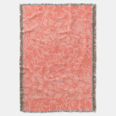 Moloaa Bay Hawaiian Hibiscus Tonal Stripe Blankets Deken (Voorkant Verticaal)