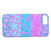 Moloaa Bay Hawaiian Striped Hibiscus Case-Mate iPhone Case (Achterkant (Horizontaal))