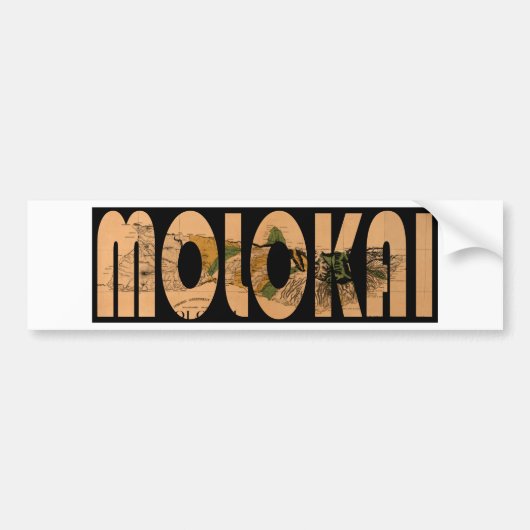 molokai1897 bumpersticker (Voorkant)