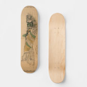 Molokai, 1897,  Hawaii Map Skateboard (Voorkant)