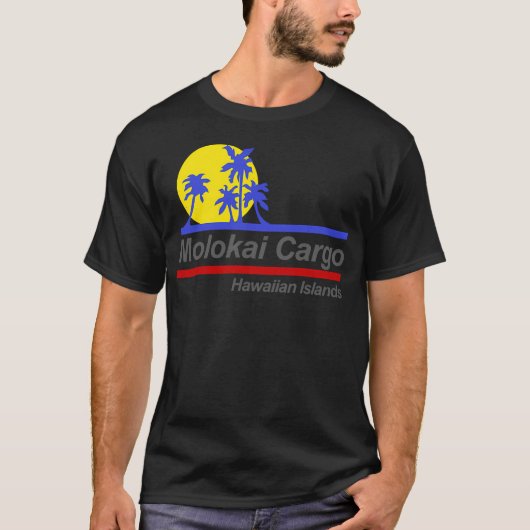 Molokai Cargo - Hard Ticket naar Hawaï T-shirt (Voorkant)