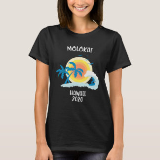 Molokai Hawaii Vacation Surf Beach Family Trip Sur T-shirt