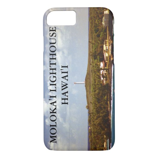 Moloka'i Lighthouse, Hawai'i Phone Case (Achterkant)