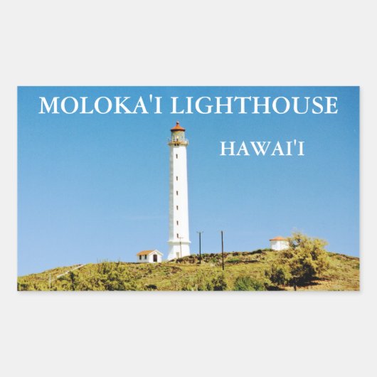 Moloka'i Lighthouse, Hawai'i Stickers (Voorkant)
