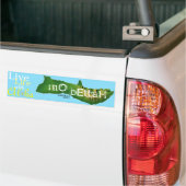 Moloka'i Mo Bettah, Leven met Aloha Bumpersticker (Op Truck)