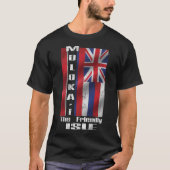 MOLOKAI The Friendly Isle - Hawaiian flag design T-shirt (Voorkant)
