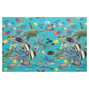 Molokini Cove Hawaiian Tropical Fish Zee Turtle Stof
