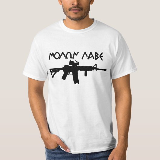 Molon Labe AR15 T-shirt (Voorkant)