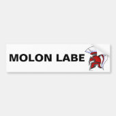 Molon Labe Bumpersticker (Voorkant)