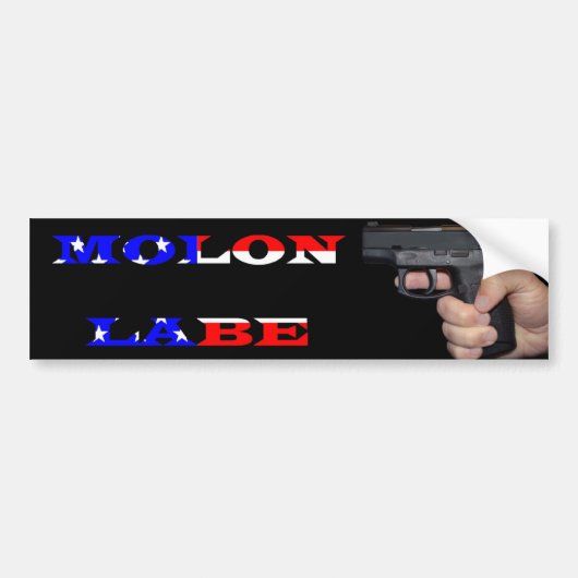 Molon Labe Bumpersticker (Voorkant)