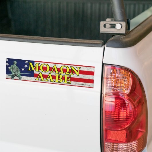 Molon Labe Bumpersticker (Op Truck)