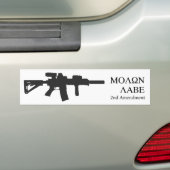 MOLON LABE-bumpersticker Bumpersticker (Op auto)