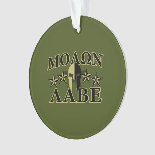 Molon Labe Casque spartiate 5 étoiles (devant)