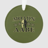 Molon Labe Casque spartiate 5 étoiles (devant)