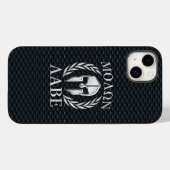 Molon Labe Chrome Spartan Helmet op Grille Case-Mate iPhone Case (Achterkant (horizontaal))