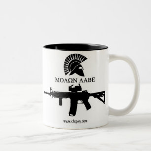 Molon Labe Coffee Mok